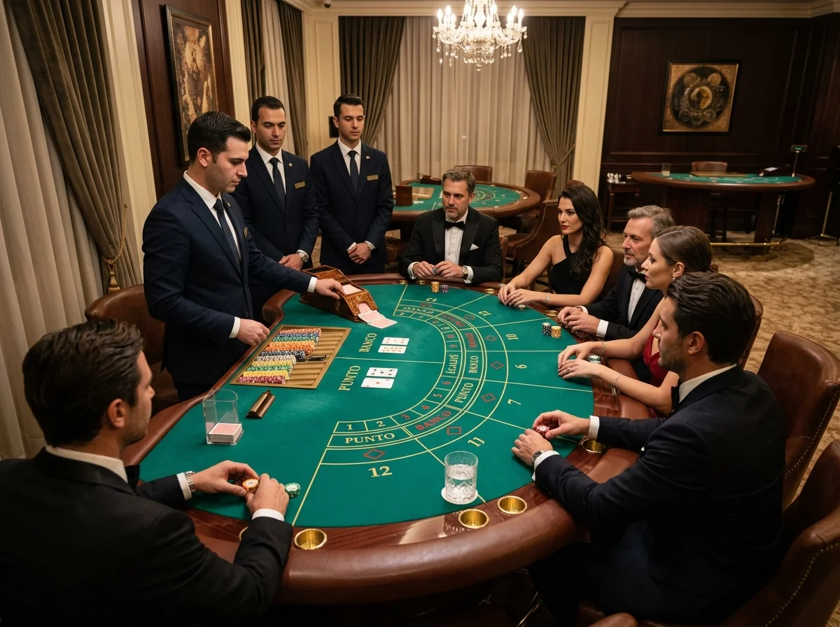 Baccarat Punto sur Magius Casino